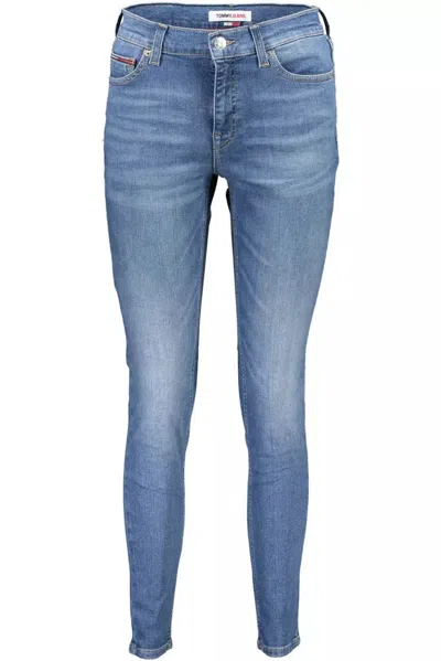 Tommy Hilfiger Chic Skinny Mid-rise Jeans In Light Blue