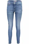 Tommy Hilfiger Light Blue Cotton Women Skinny Jean In Blue
