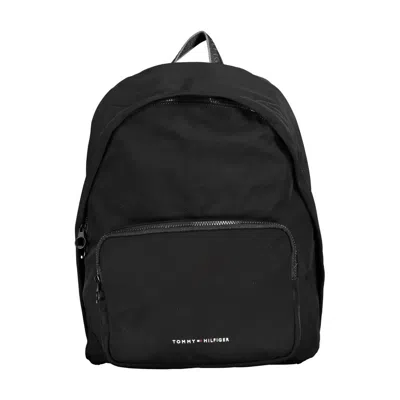 Tommy Hilfiger Chic Urban Black Backpack With Laptop Compartment