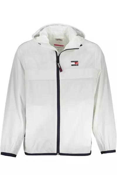 Tommy Hilfiger Chic Waterproof Hooded Jacket In White