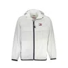 Tommy Hilfiger Chic Waterproof Hooded Sports Jacket In White