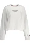 Tommy Hilfiger Chic White Embroidered Logo Sweatshirt