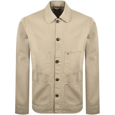 Tommy Hilfiger Chore Jacket Begie In Brown