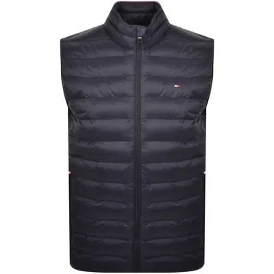 Tommy Hilfiger Circular Gilet Navy In Blue