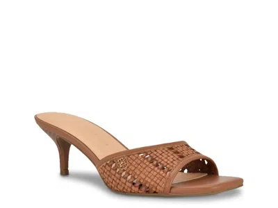 Tommy Hilfiger Claihre Kitten Heel Slide Sandal In Multi