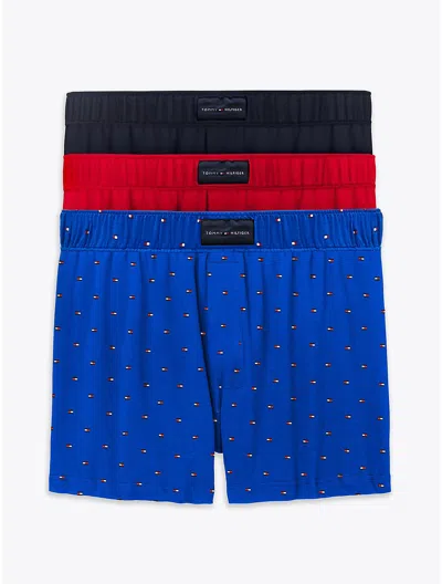 Tommy Hilfiger Classic Comfort Boxer 3 In Paris Blue