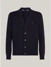 Tommy Hilfiger Classic Cotton Cardigan In Navy