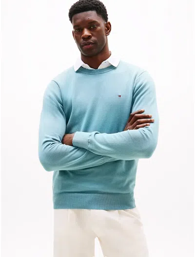 Tommy Hilfiger Classic Crewneck Sweater In Blue