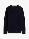 Tommy Hilfiger Classic Crewneck Sweater In Blue