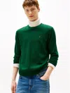 Tommy Hilfiger Classic Crewneck Sweater In Green