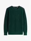 Tommy Hilfiger Classic Crewneck Sweater In Green