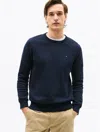 Tommy Hilfiger Solid Crewneck Sweater In Navy