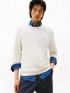 Tommy Hilfiger Classic Crewneck Sweater In White