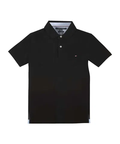 Tommy Hilfiger Classic Fit Ivy Polo Shirt In Black