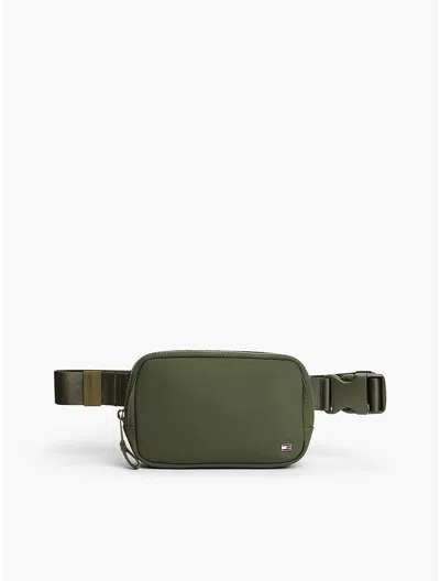 Tommy Hilfiger Classic Flag Logo Belt Bag In Green