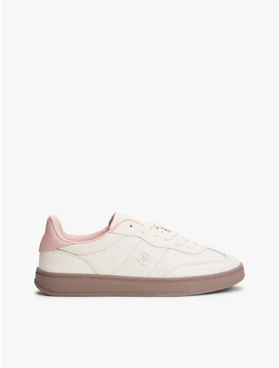 Tommy Hilfiger Classic Leather Sneaker In White