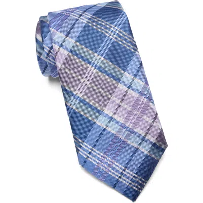 Tommy Hilfiger Classic Plaid Tie In Blue