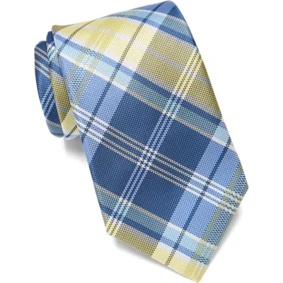 Tommy Hilfiger Classic Plaid Tie In Yellow