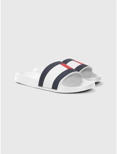 Tommy Hilfiger Classic Pool Slide In White