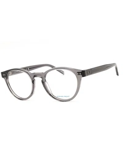 Tommy Hilfiger Classic Round Eyeglasses Th 1984 Style In Metallic