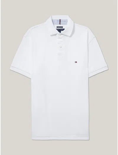 Tommy Hilfiger Classic Stretch Polo In Fresh White