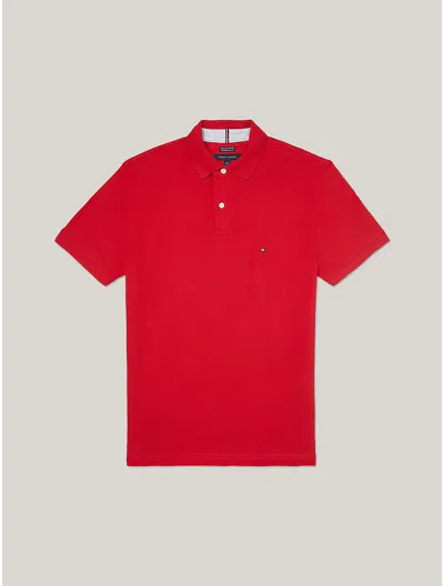 Tommy Hilfiger Classic Stretch Polo In Primary Red