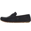 Tommy Hilfiger Classic Suede Driver Shoes Navy