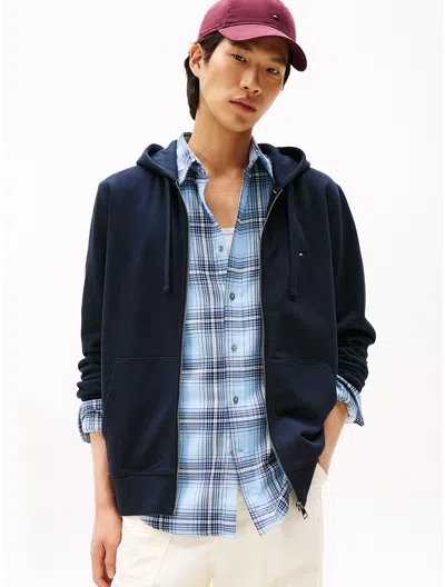 Tommy Hilfiger Classic Zip Hoodie In Blue