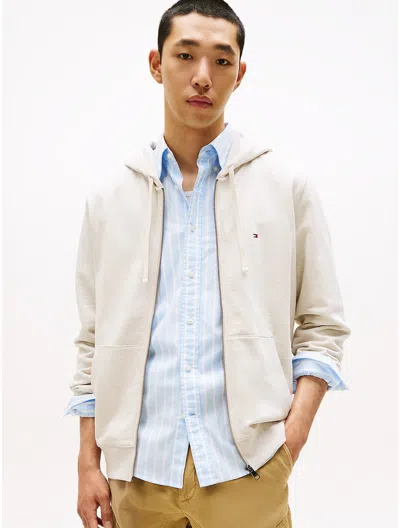 Tommy Hilfiger Classic Zip Hoodie In Neutral