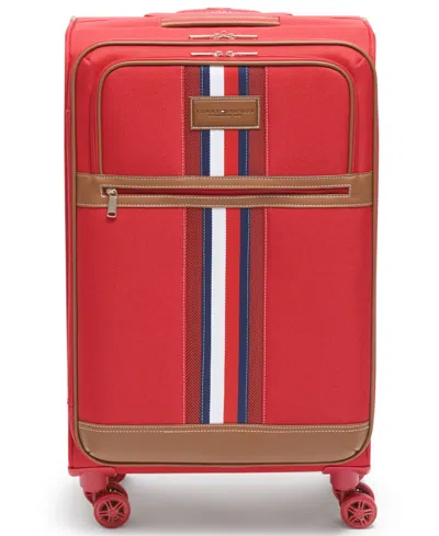 Tommy Hilfiger Closeout!  Logan 25" Softside Spinner In Red