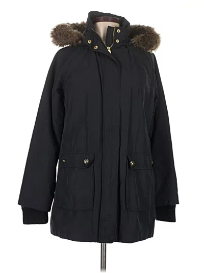 Pre-owned Tommy Hilfiger Coat In Black