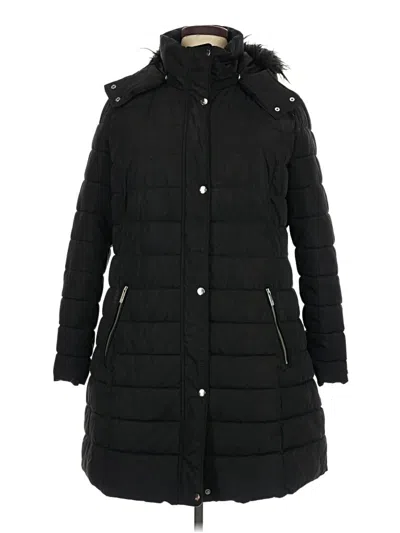 Pre-owned Tommy Hilfiger Coat In Black