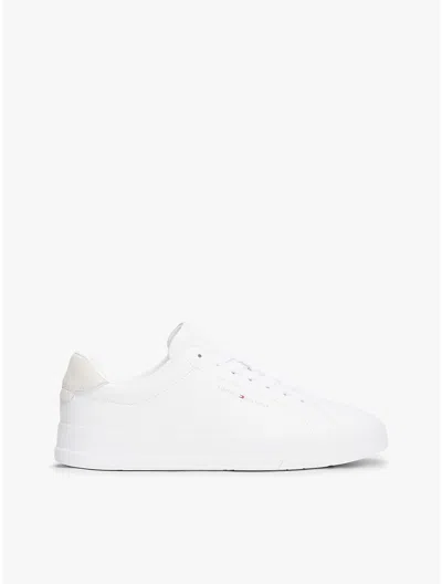 Tommy Hilfiger Coated Leather Court Sneaker
