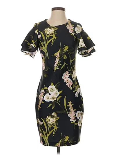 Pre-owned Tommy Hilfiger Cocktail Dress In Black