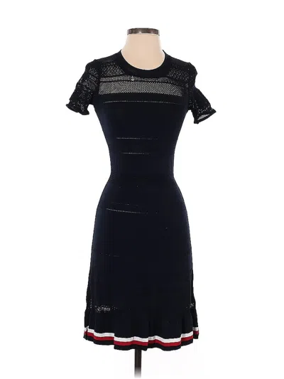 Pre-owned Tommy Hilfiger Cocktail Dress In Blue