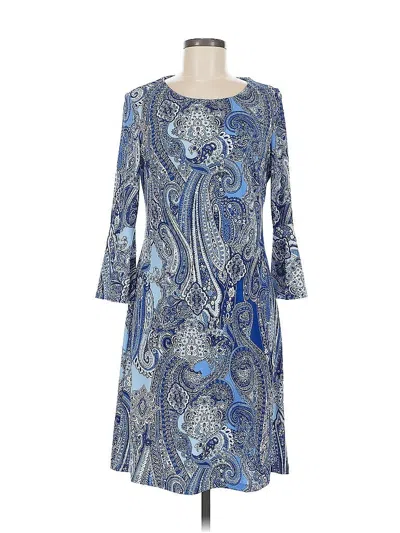 Pre-owned Tommy Hilfiger Cocktail Dress In Blue