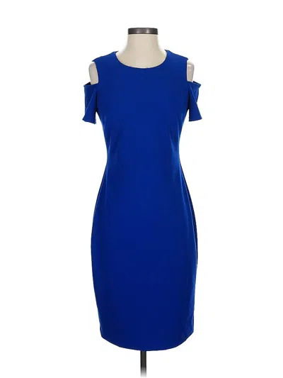 Pre-owned Tommy Hilfiger Cocktail Dress In Blue