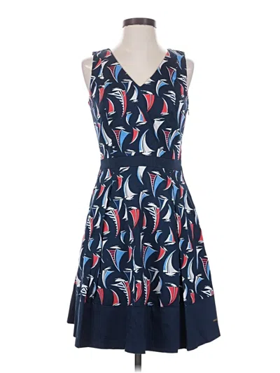 Pre-owned Tommy Hilfiger Cocktail Dress In Blue
