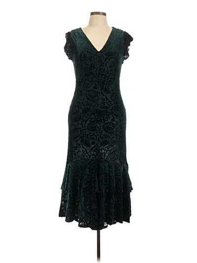 Pre-owned Tommy Hilfiger Cocktail Dress In Green