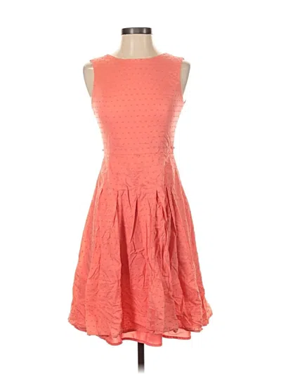 Pre-owned Tommy Hilfiger Cocktail Dress In Orange