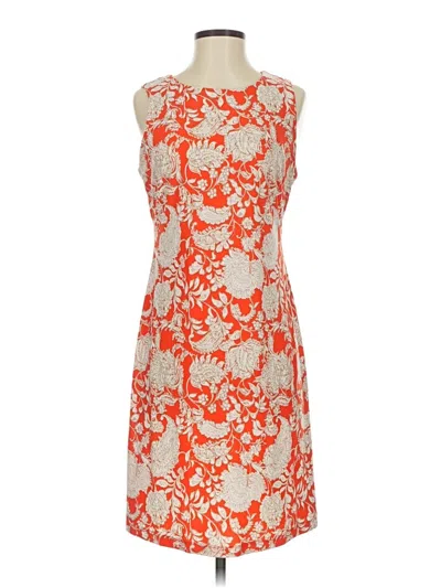 Pre-owned Tommy Hilfiger Cocktail Dress In Orange