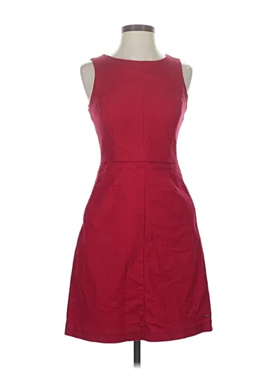 Pre-owned Tommy Hilfiger Cocktail Dress In Red