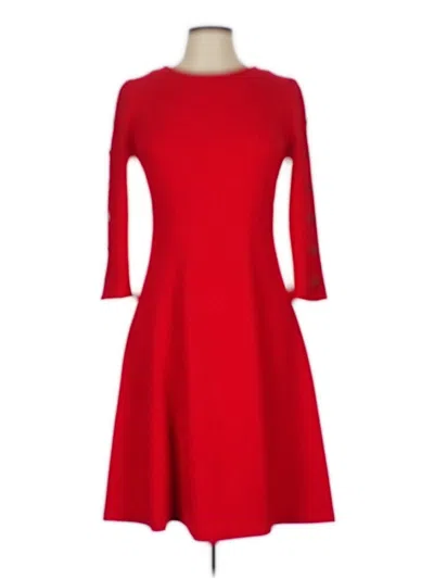 Pre-owned Tommy Hilfiger Cocktail Dress In Red