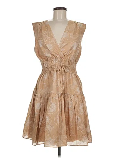 Pre-owned Tommy Hilfiger Cocktail Dress In Tan