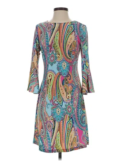 Pre-owned Tommy Hilfiger Cocktail Dress In Teal