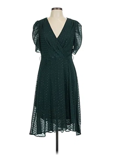 Pre-owned Tommy Hilfiger Cocktail Dress In Teal