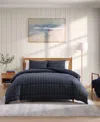 Tommy Hilfiger Cold Spring Yarn Dyed Cotton Blend 3-pc. Duvet Cover Set, King In Blue