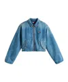 Tommy Hilfiger Collared Denim Jacket In Blue