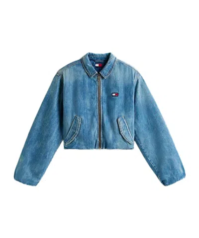 Tommy Hilfiger Collared Denim Jacket In Blue