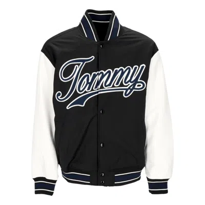 Tommy Hilfiger College Jacket Men's Letterman Jacket Ext Black/multi